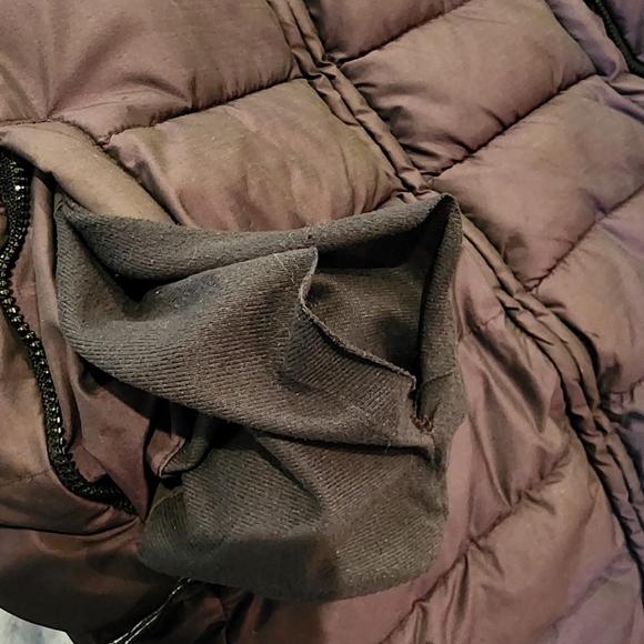 All In Motion Girls Hooded Purple Puffer Jacket Size XL 14/16 - Picture 9 of 16